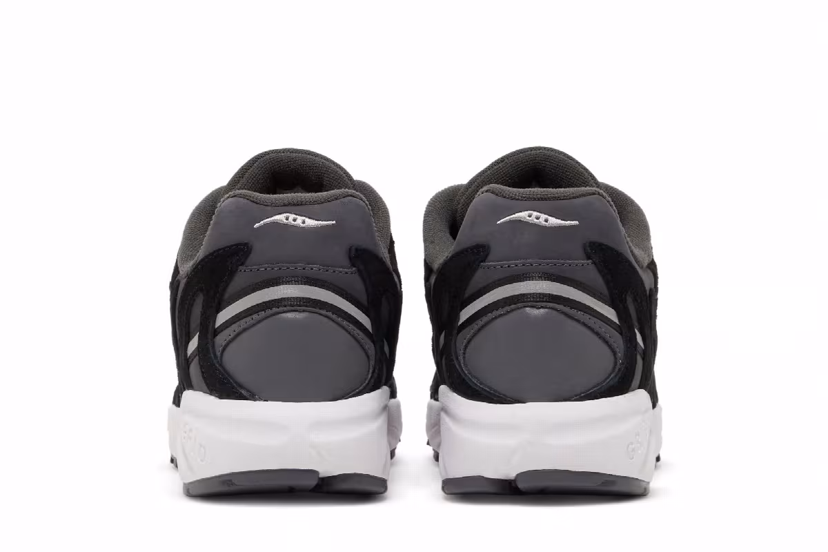 Saucony Grid Azura 2000 Premium Black Silver, view 7