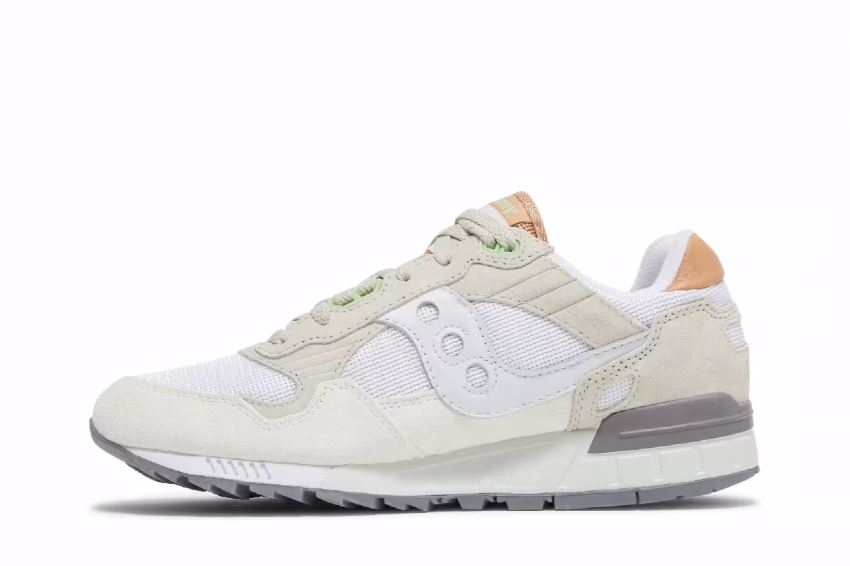 Saucony Shadow 5000 White Light Grey, view 4