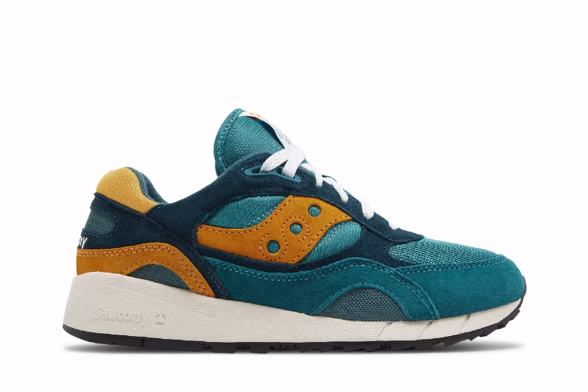 Saucony Shadow 6000 Green Orange, view 2
