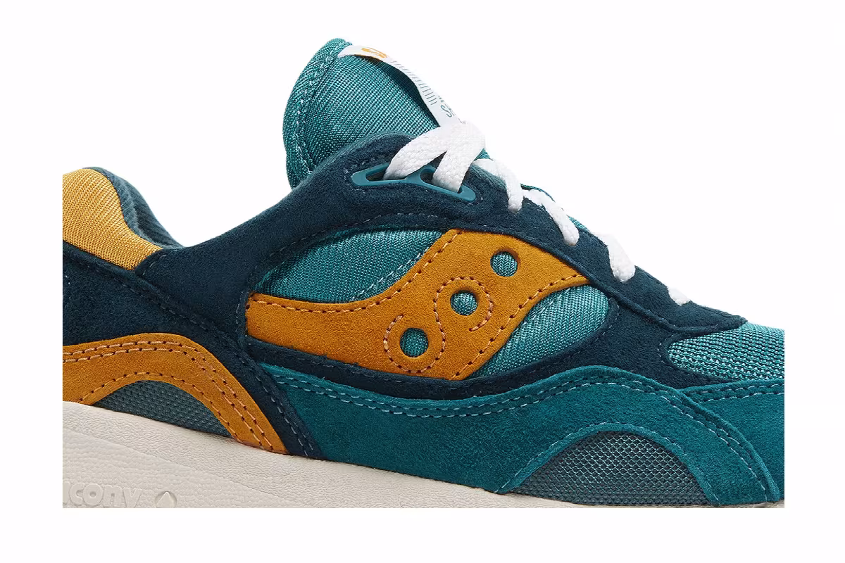 Saucony Shadow 6000 Green Orange, view 3