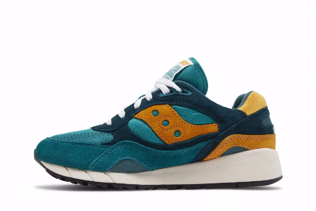 Saucony Shadow 6000 Green Orange, view 4