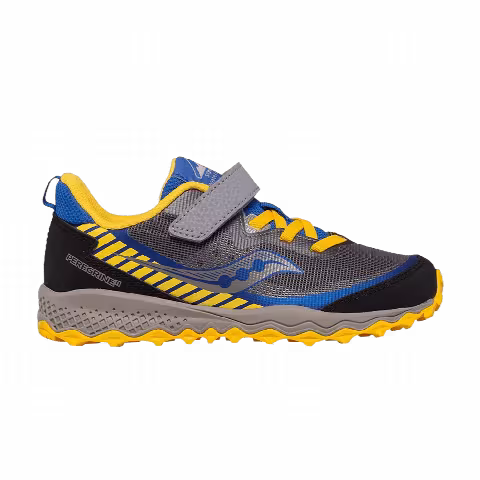 Saucony Peregrine 11 Shield A/C Big Kid 'Grey Blue Gold'