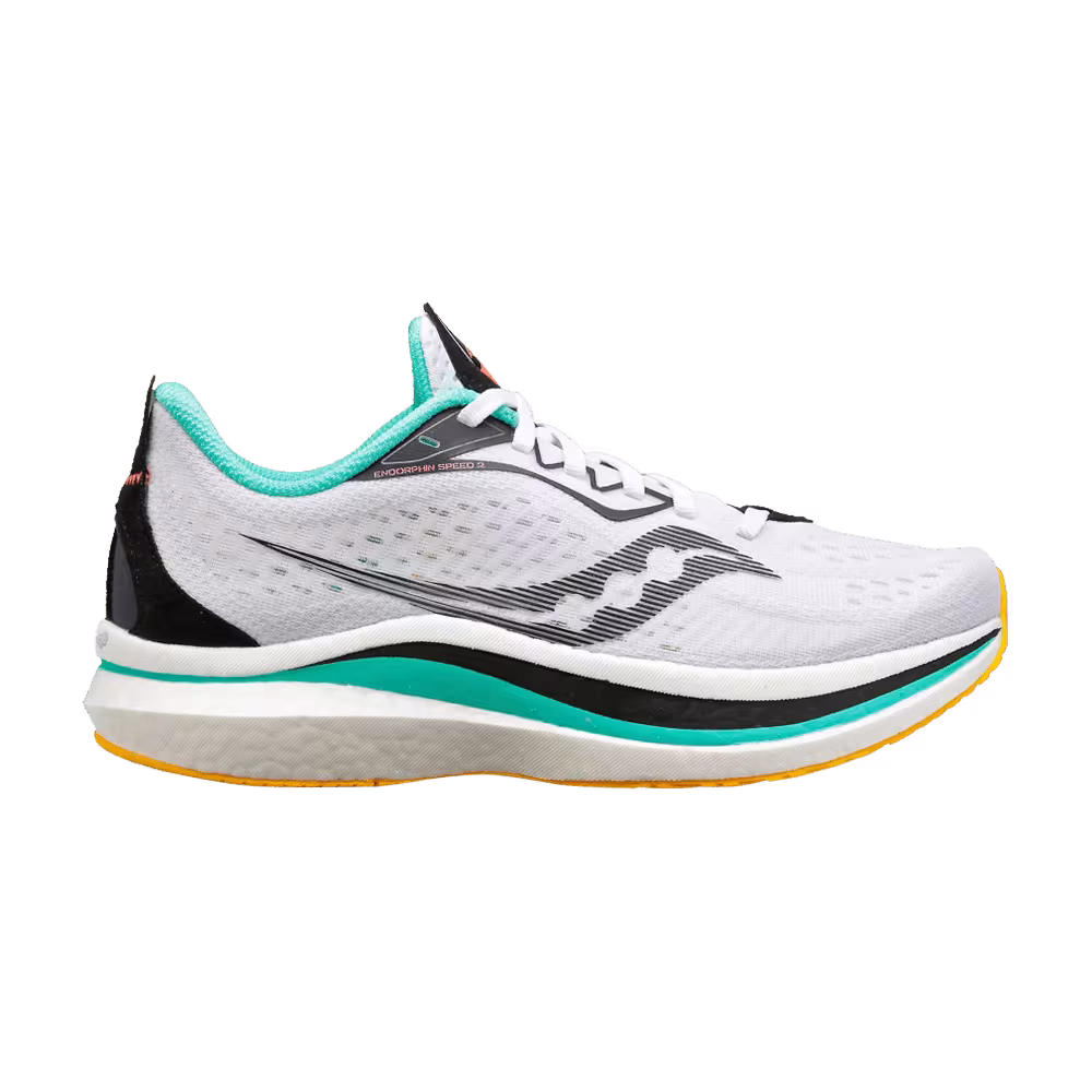 Saucony Women's Endorphin Speed 2 White ViZi