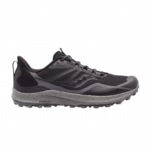 Saucony Peregrine 12 Wide 'Black Charcoal'