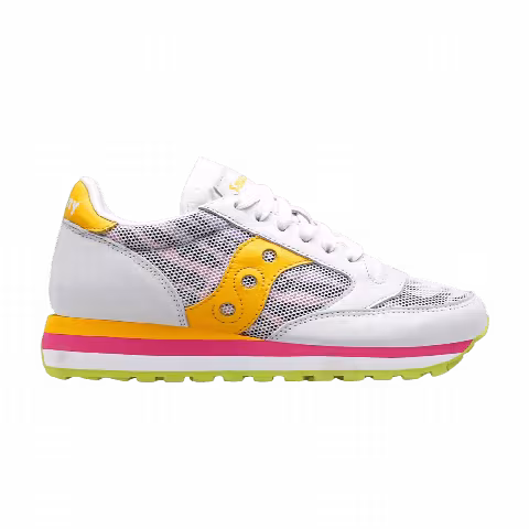 Saucony Wmns Jazz Triple Zebra 'White Yellow'
