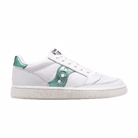 Saucony Wmns Jazz Court Metallic 'White Green'
