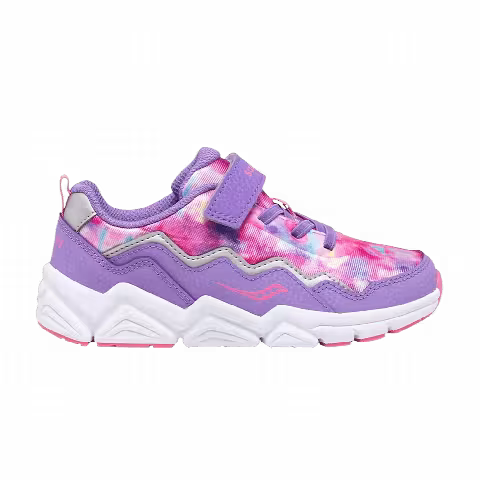 Saucony Flash A/C 2.0 Big Kid 'Purple Multi'