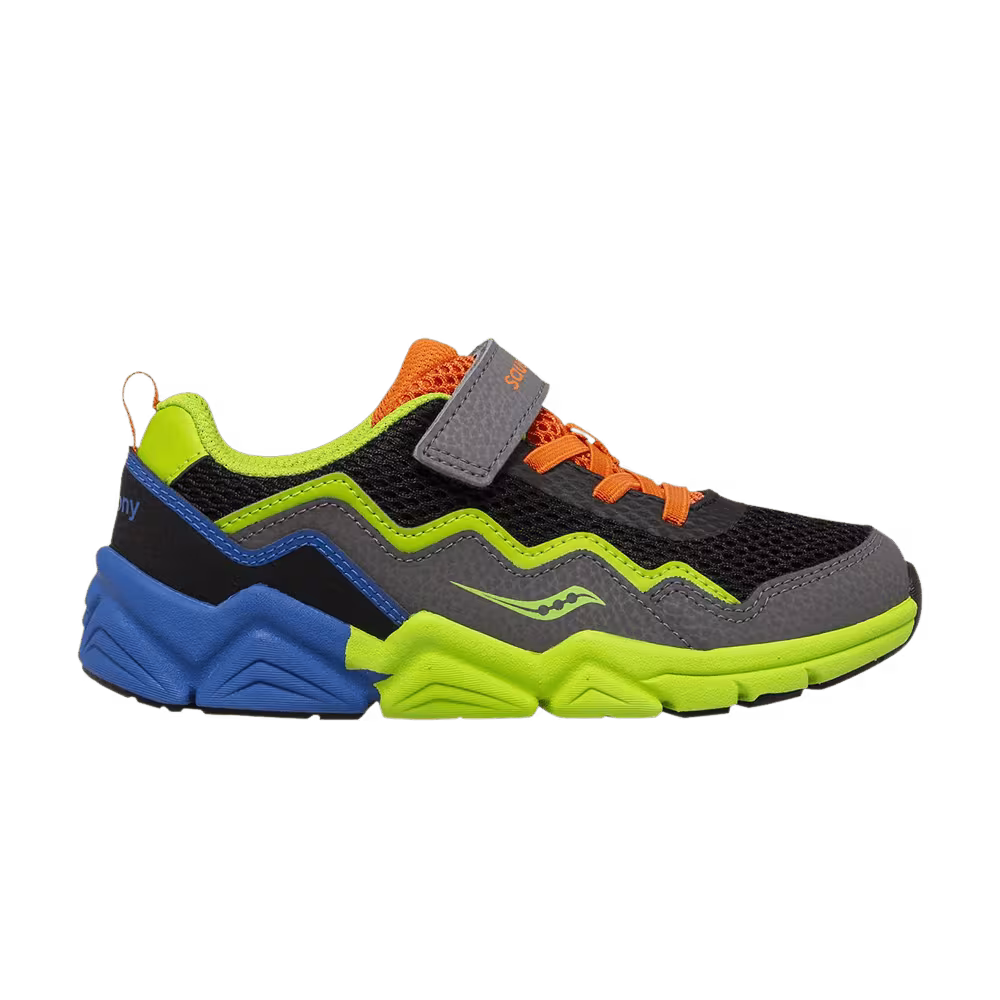 Saucony Flash A/C 2.0 Big Kid Black Multi