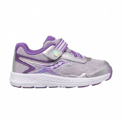 Saucony Ride 10 Little Kid 'Silver Purple'
