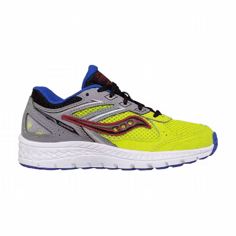 Saucony Cohesion 14 Lace Big Kid 'Grey Acid Lime'