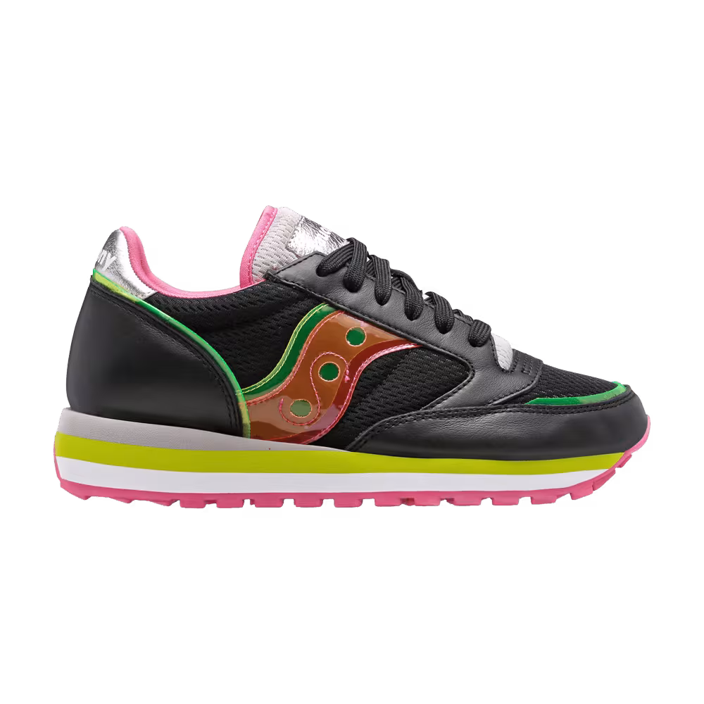 Saucony Women's Jazz Triple Black Pink Green