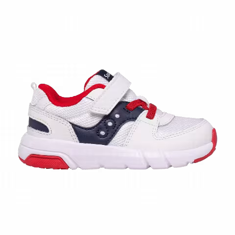 Saucony Jazz Lite 2.0 Little Kid 'White Navy Red'