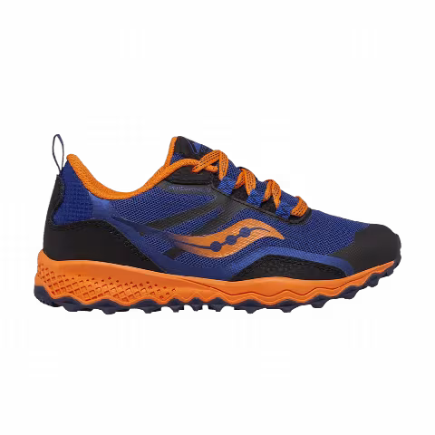 Saucony Peregrine 12 Shield Big Kid 'Navy Orange'