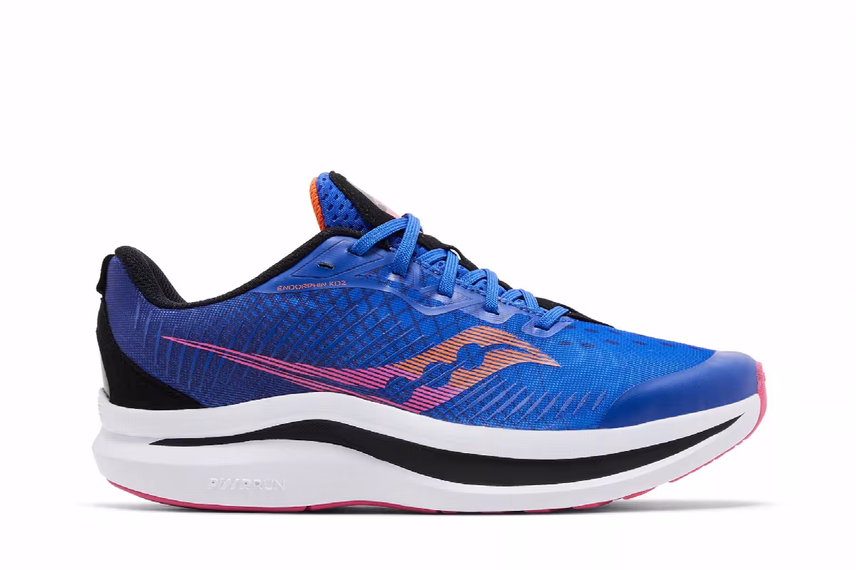 Saucony Endorphin KDZ Big Kid Blue Raz, view 2