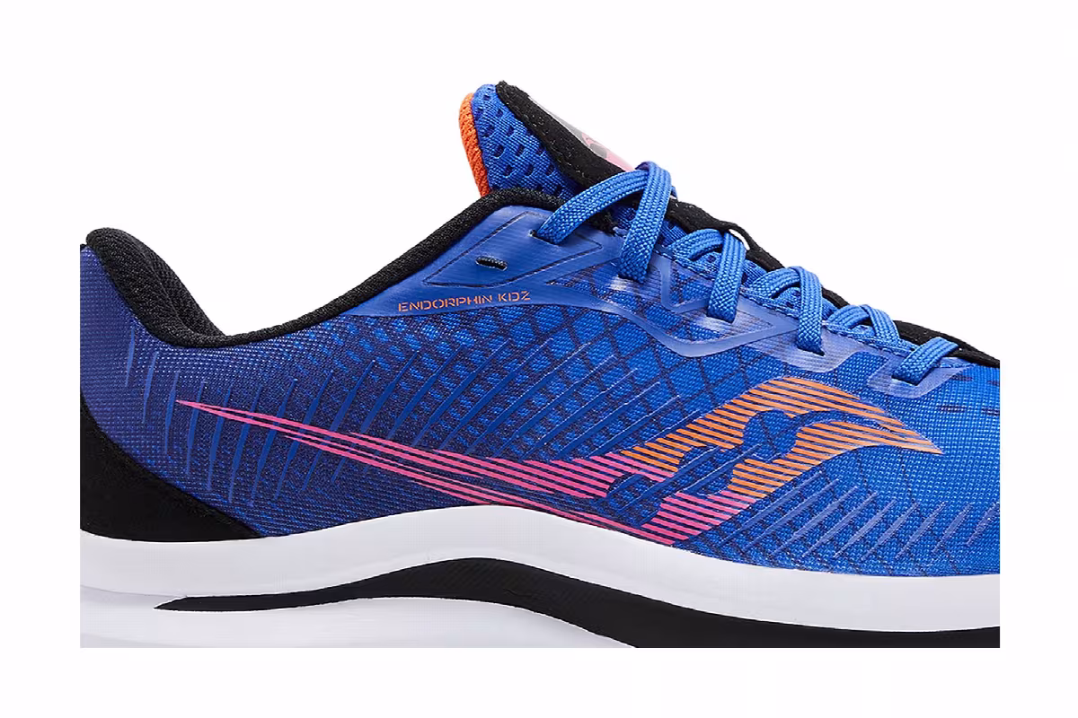 Saucony Endorphin KDZ Big Kid Blue Raz, view 3