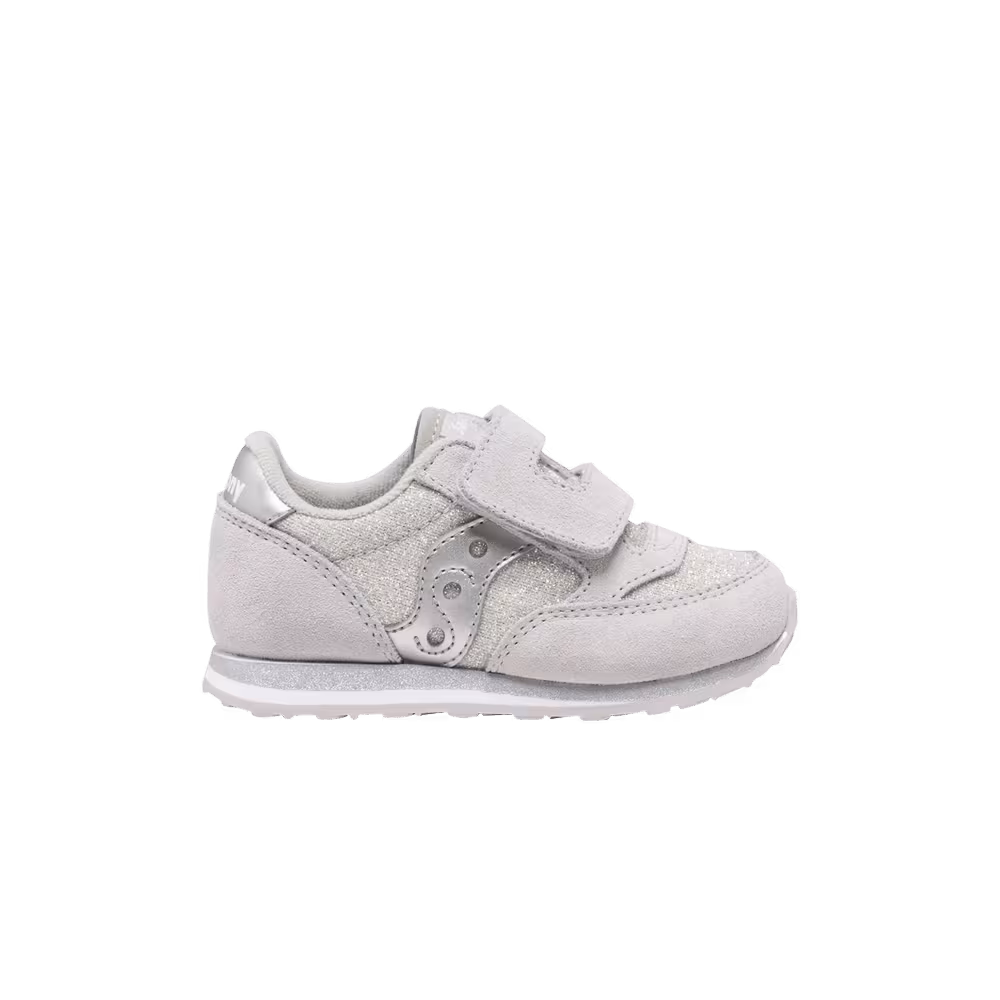 Saucony Jazz Hook & Loop Big Kid Silver Metallic