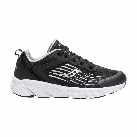 Saucony Wind Lace Big Kid 'Black'