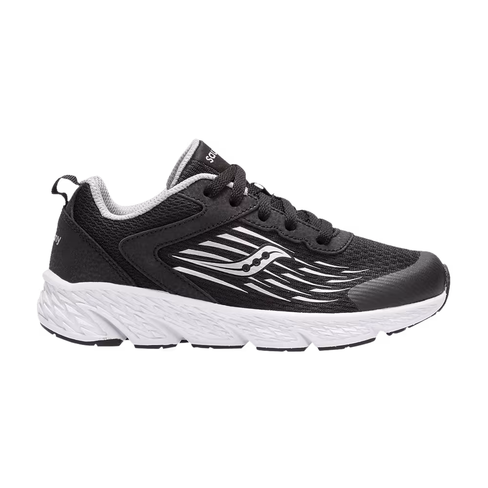 Saucony Wind Lace Big Kid Black