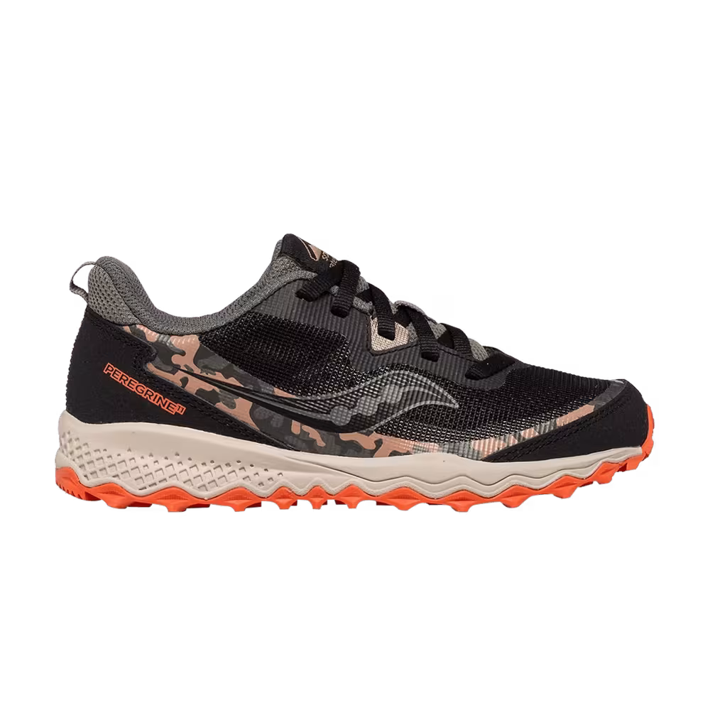 Saucony Peregrine 11 Shield Big Kid Olive Camo