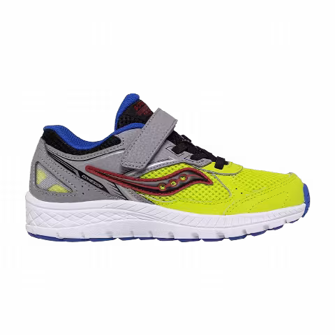 Saucony Cohesion 14 A/C Big Kid 'Grey Acid Lime'
