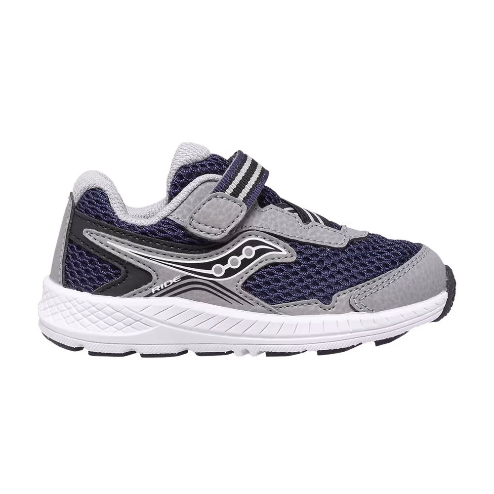Saucony Ride 10 Little Kid Navy Grey