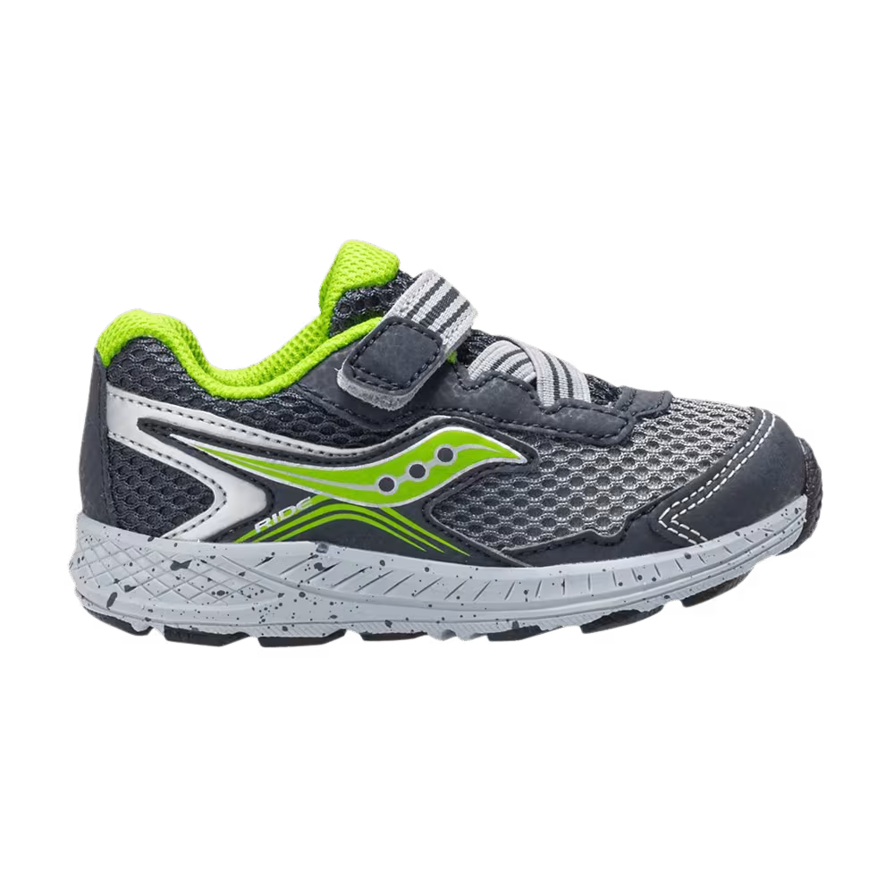 Saucony Ride 10 Big Kid Navy Green