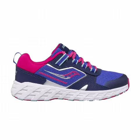 Saucony Wind Shield 2.0 Big Kid 'Blue Pink'