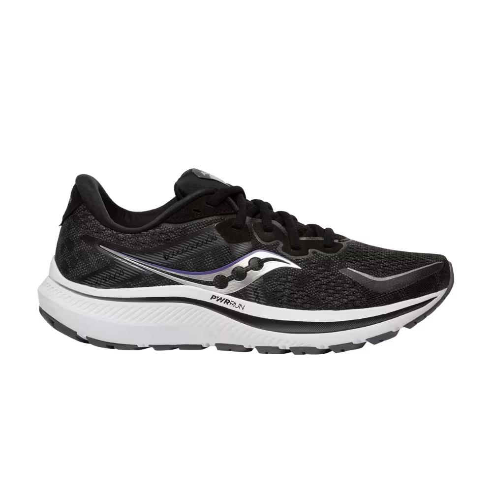 Saucony Women's Omni 20 Wide Black White