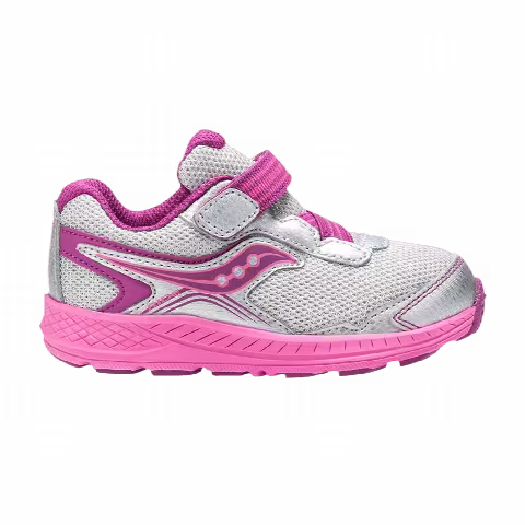 Saucony Ride 10 Little Kid 'Silver Pink'