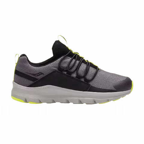 Saucony Stretch & Go Big Kid 'Black Grey'