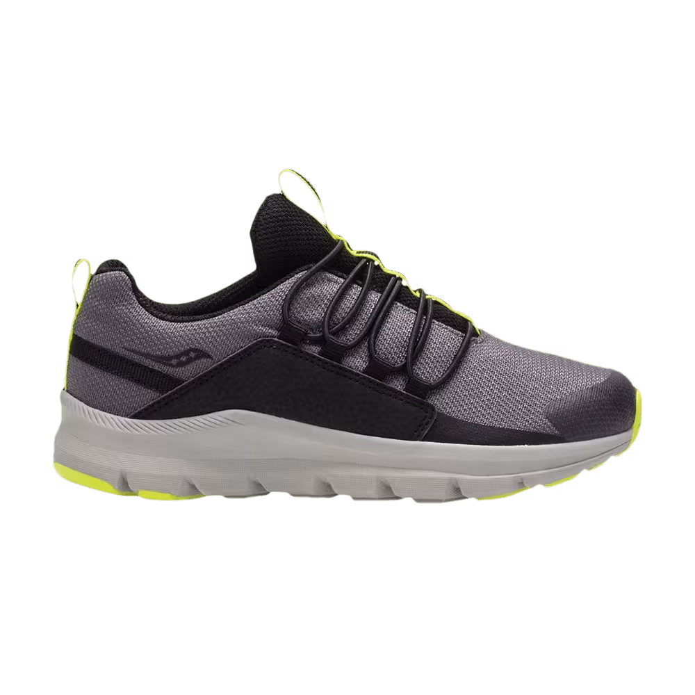 Saucony Stretch & Go Big Kid Black Grey