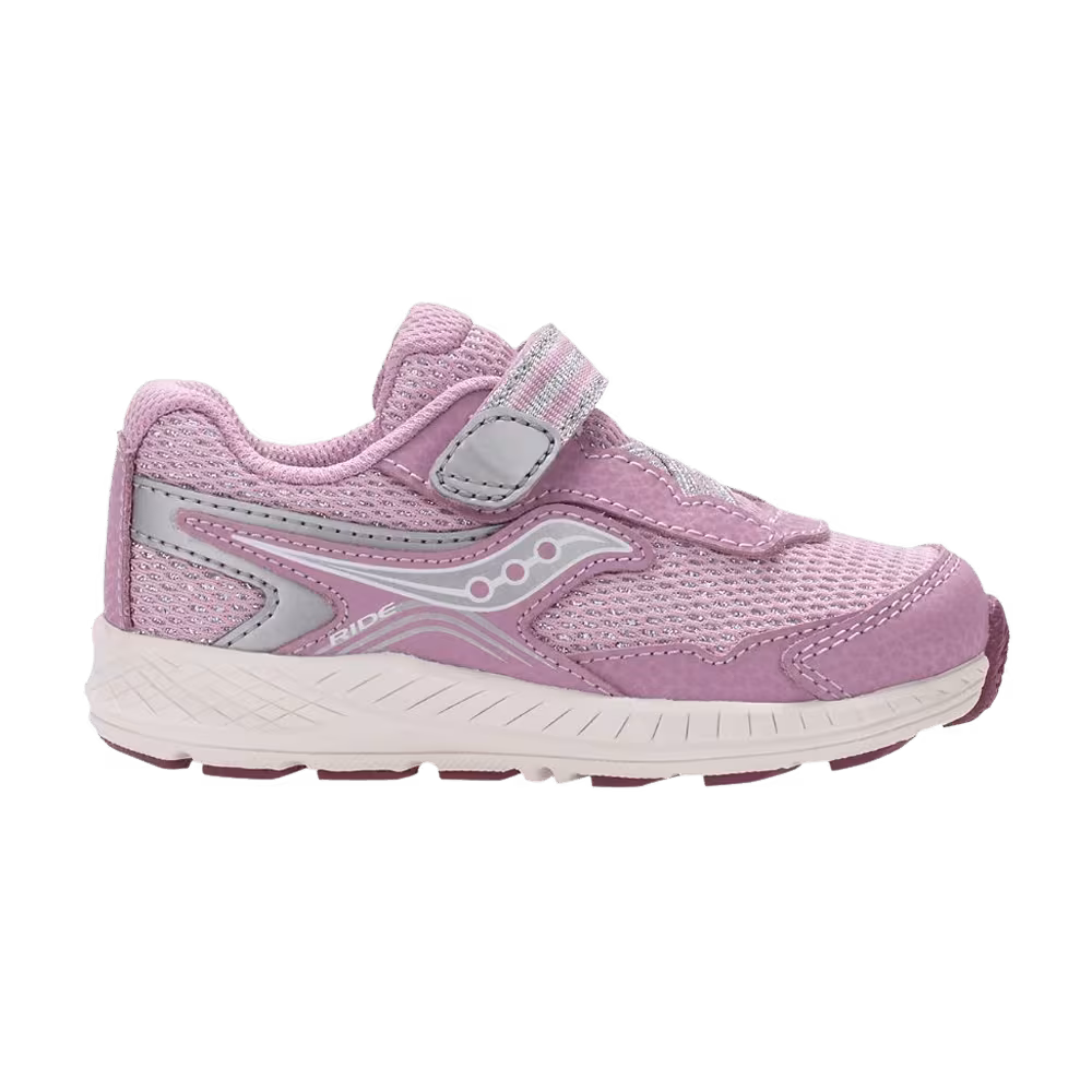 Saucony Ride 10 Little Kid Pink Metallic