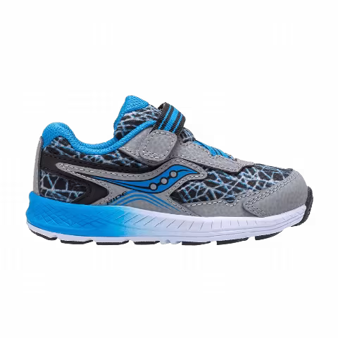 Saucony Ride 10 Little Kid 'Grey Blue Black'