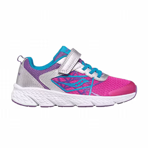 Saucony Wind A/C Big Kid 'Fuchsia Purple Teal'
