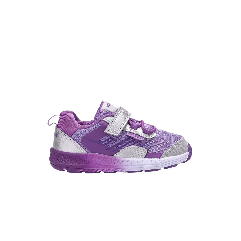 Saucony Wind Shield A/C Big Kid Silver Purple