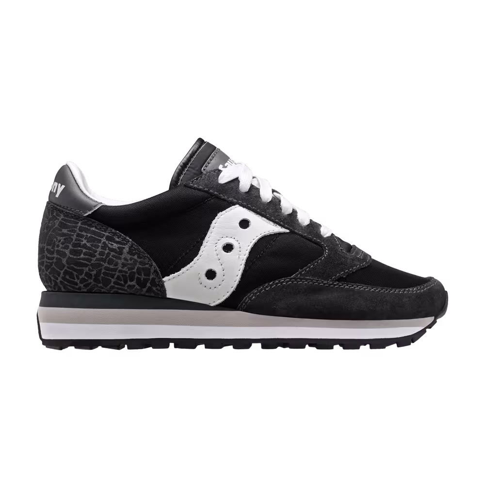Saucony Women's Jazz Triple Black Silver Safari