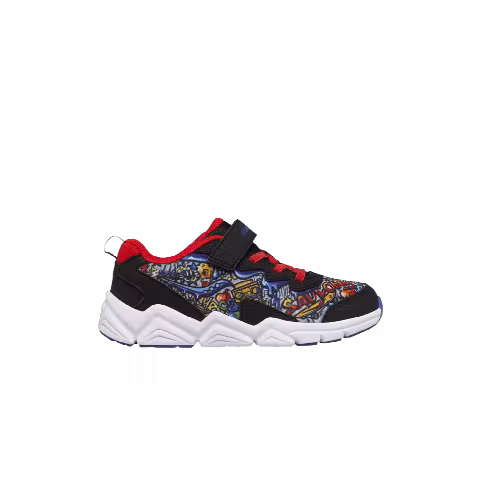 Saucony Flash A/C 3.0 Big Kid 'Black Red Graffiti'