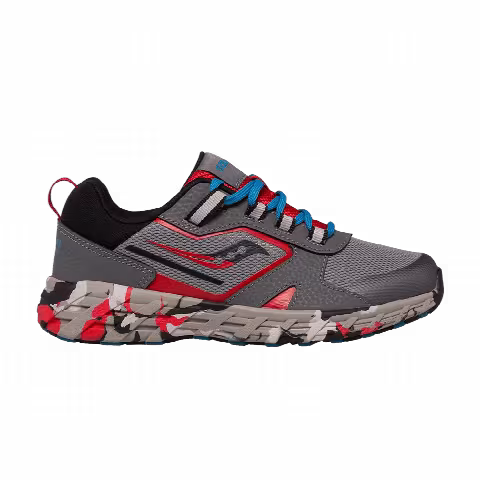 Saucony Wind 2.0 Big Kid 'Grey Red Camo'