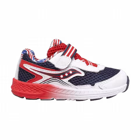 Saucony Ride 10 Big Kid 'Red White Blue'