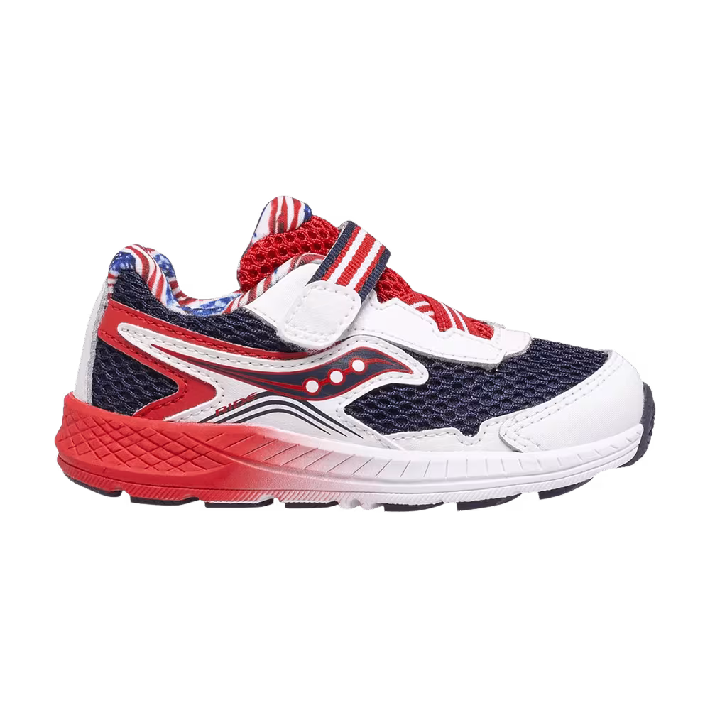 Saucony Ride 10 Big Kid Red White Blue