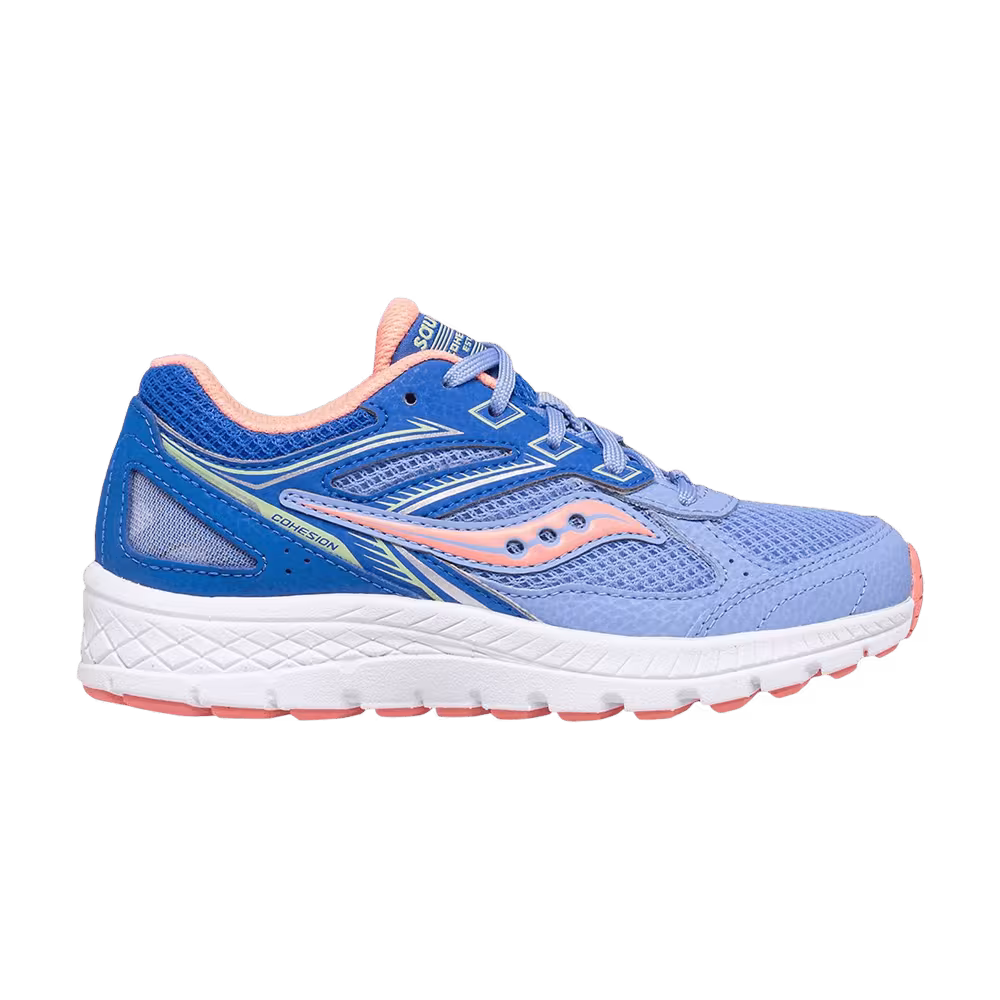 Saucony Cohesion 14 Lace Big Kid Blue Coral
