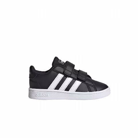 Adidas Grand Court Infant 'Black White'