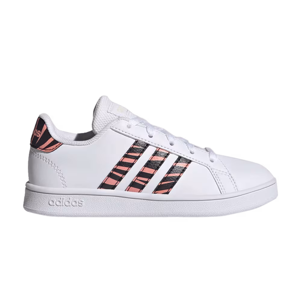 Adidas Grand Court J Tiger Stripes