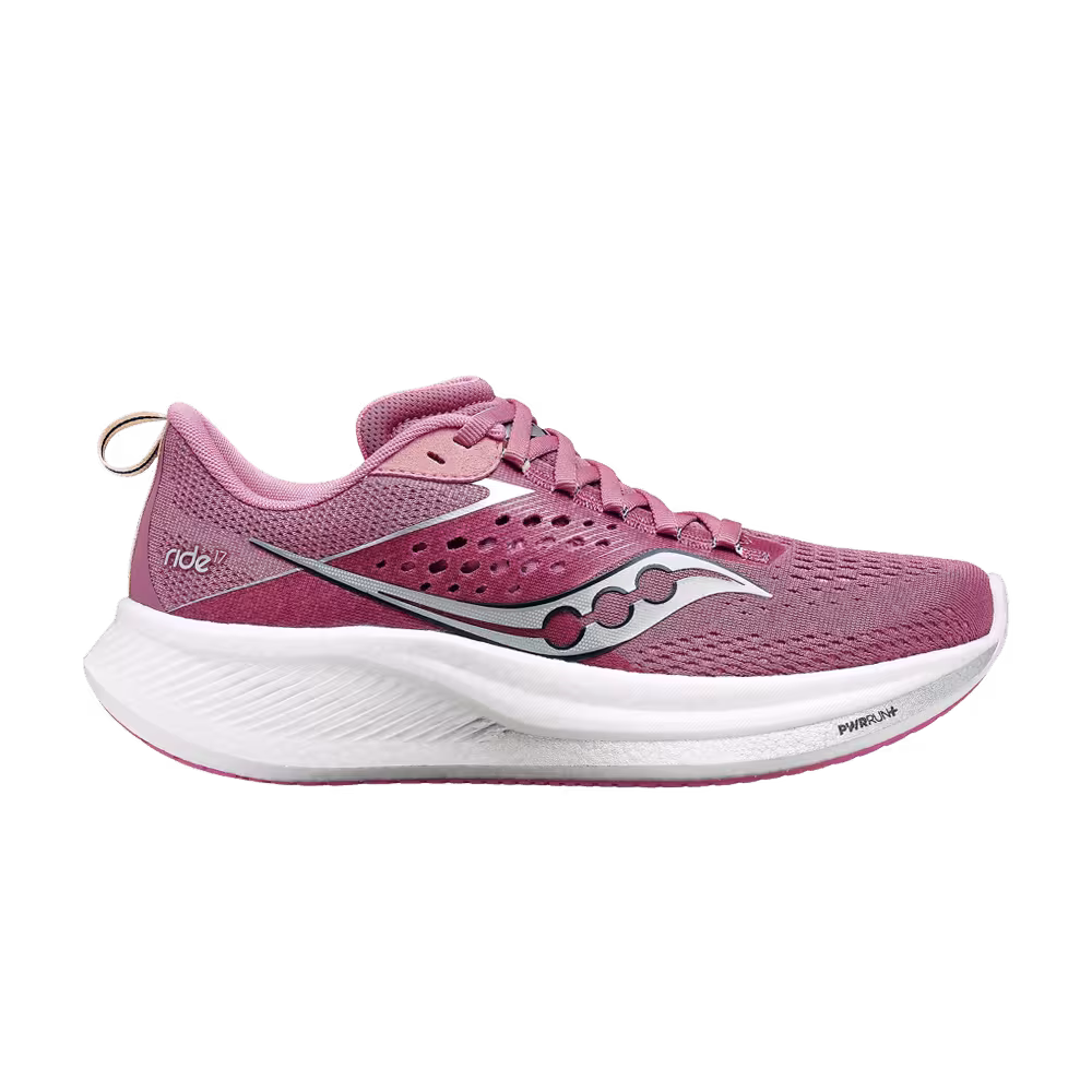 Saucony Women's Ride 17 Orchid Silver