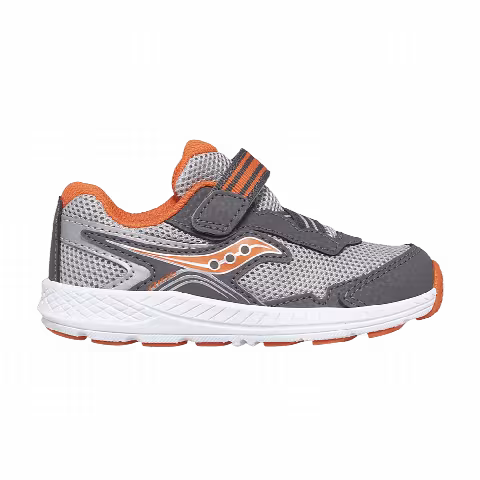 Saucony Ride 10 Little Kid 'Grey Orange'
