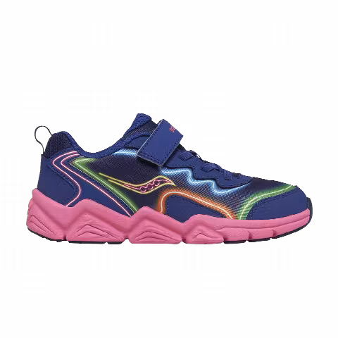Saucony Flash A/C 3.0 Big Kid 'Neon Blue Pink'