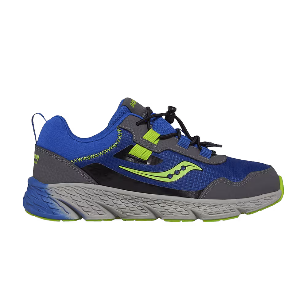 Saucony Wind Shield 3.0 Big Kid Blue Green