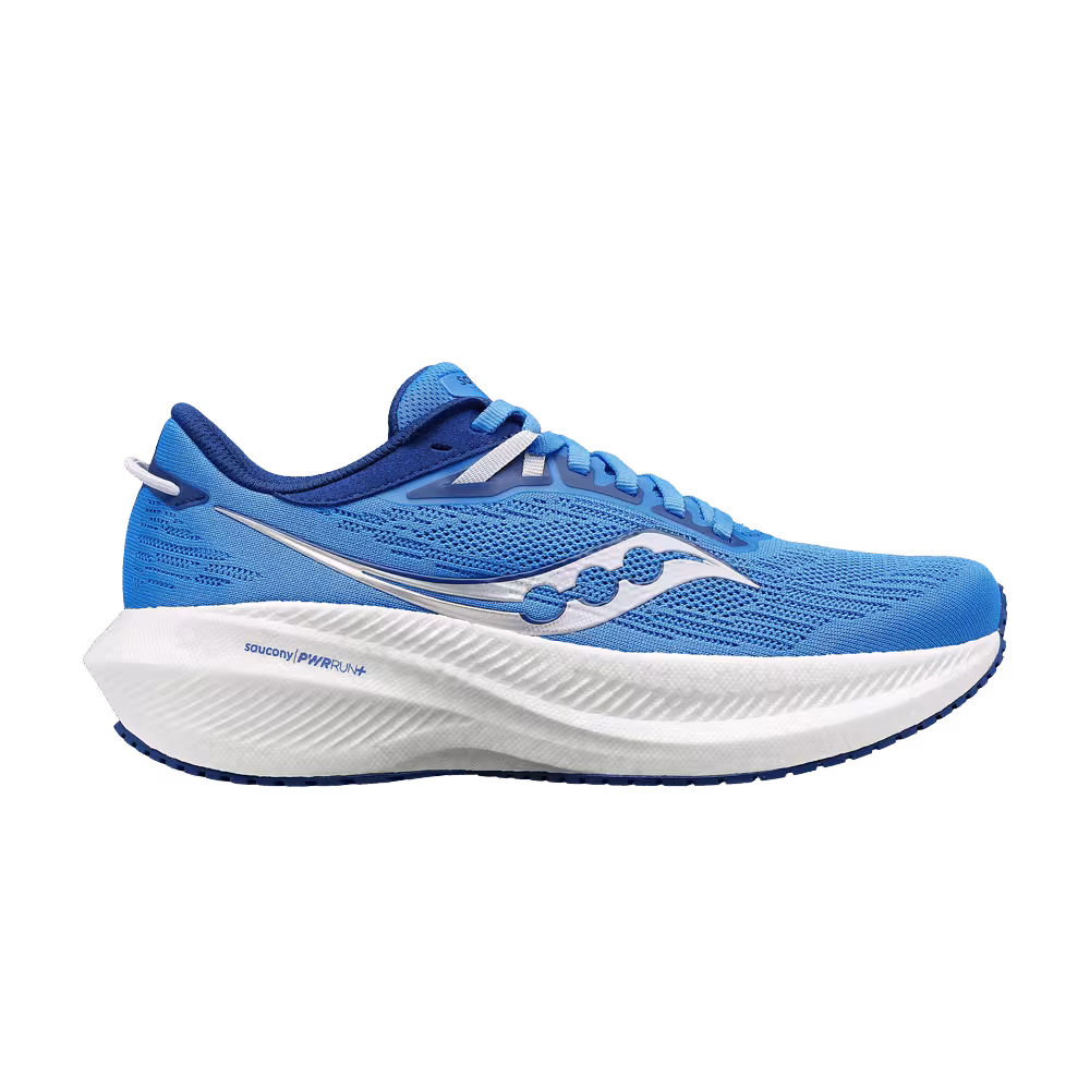 Saucony Women's Triumph 21 Wide Bluelight Mauve
