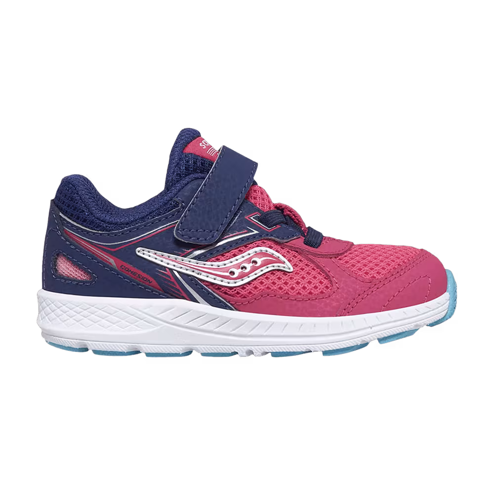 Saucony Cohesion 14 A/C Little Kid Pink Navy