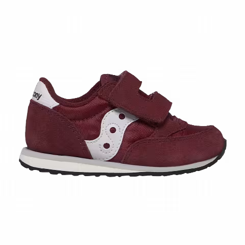 Saucony Jazz Hook & Loop Big Kid 'Burgundy'